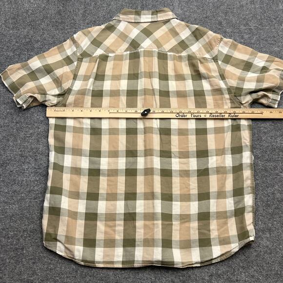 The North Face Shirt Men's Large Multicolor Plaid 100% Cotton Pockets Button-Up - Picture 9 of 10